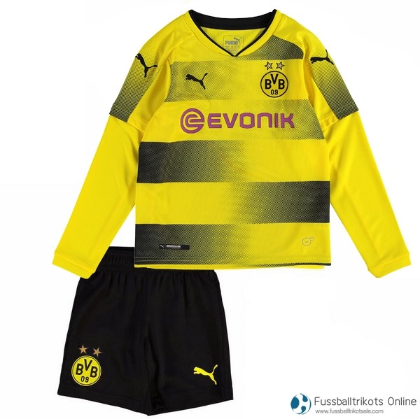 Borussia Dortmund Trikot Heim ML Kinder 2017-18 Fussballtrikots Günstig